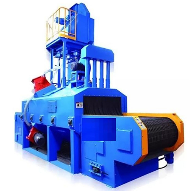 Qwd1000 Wire Mesh Belt Continous Surface Shot Blasting Machine for Aluminum Shuttering