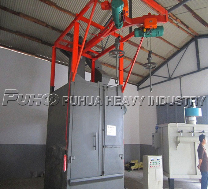 Hot Sales Hook Type Shot Blasting Machine From Qingdao Puhua