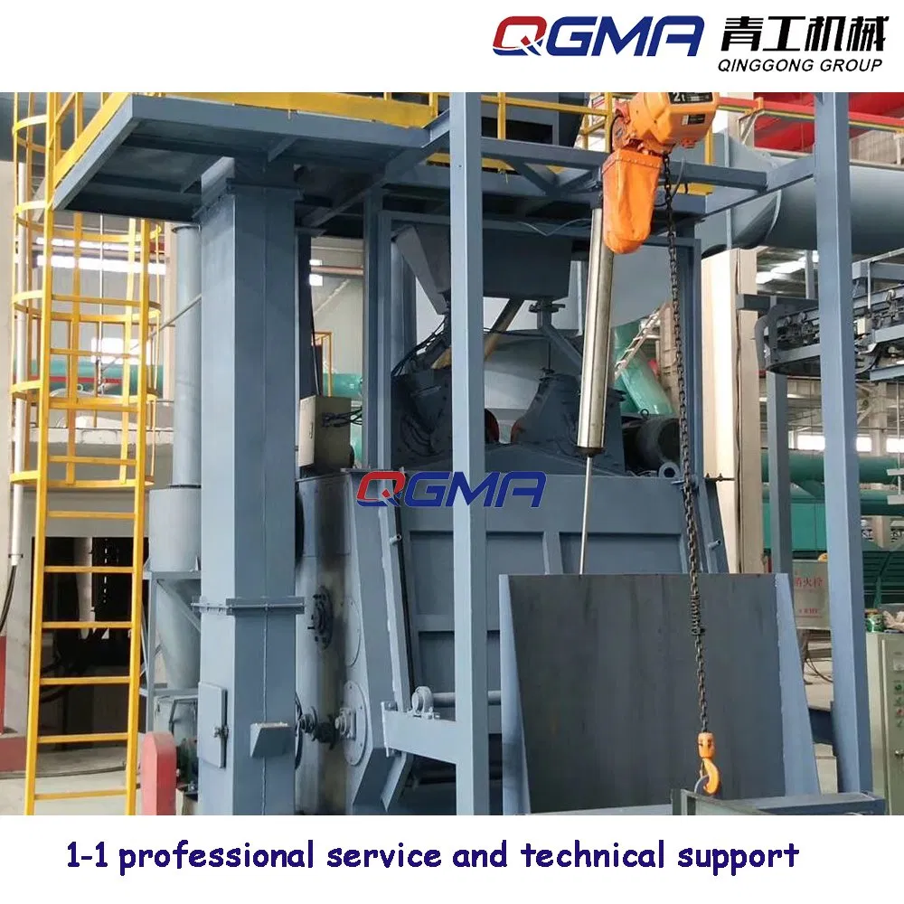 Automatic Tumble Rubber Belt Shot Blast Cleaning Machine with Loading Unloading System