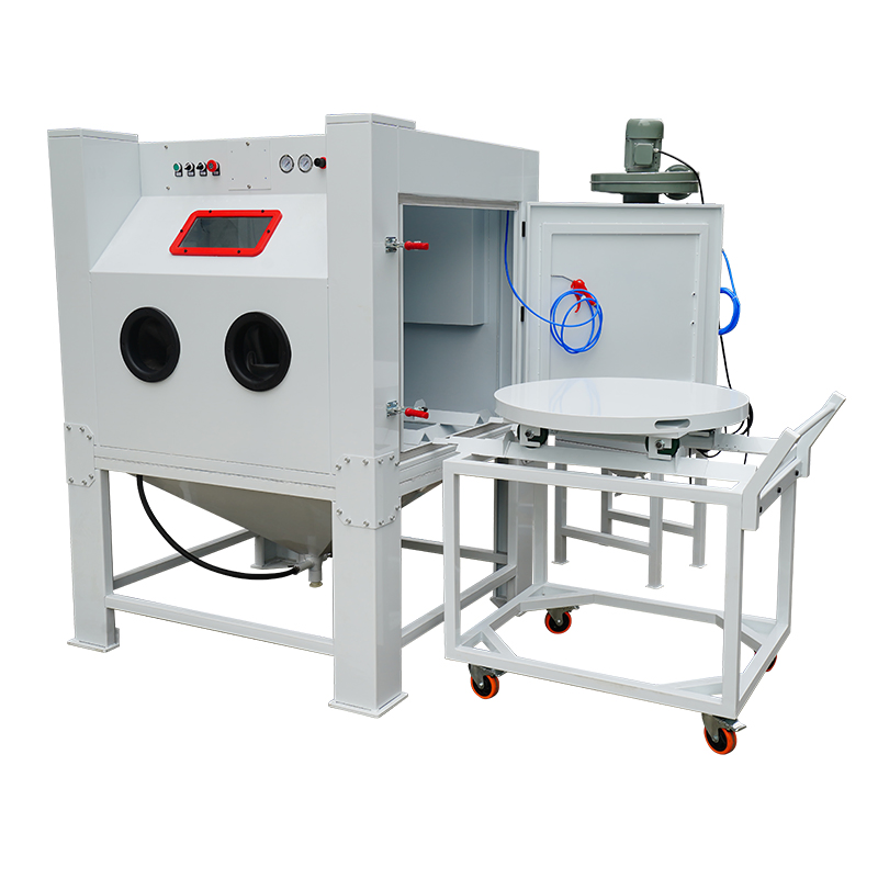 Wheel Blaster Machine, Manual Sand Blasting Cabinet for Car Rim