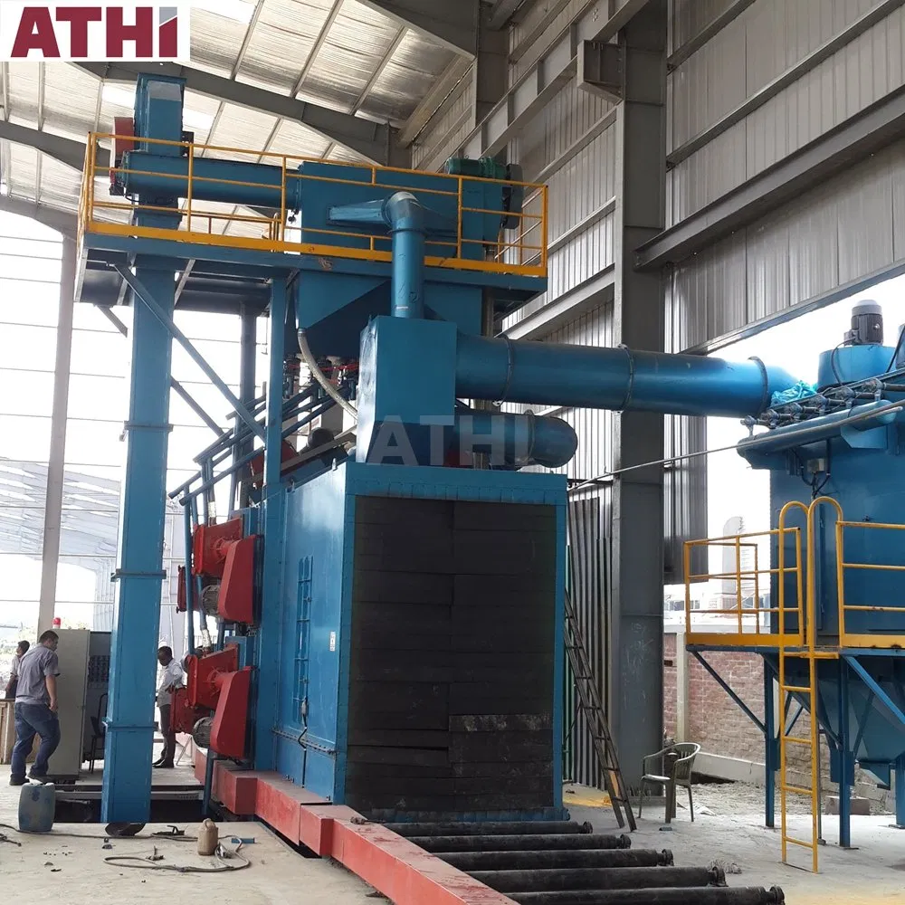 Shot Blasting Machine with Roller Conveyor for Sale