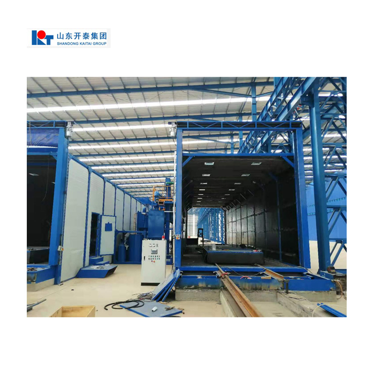 Container Type Steel Sand Blasting Room Equipment Sandblast Cabinet