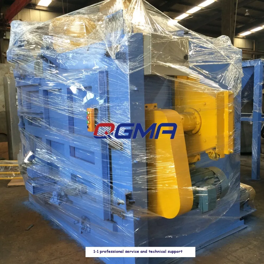 Compact Structuring Rotary Table Type Shot Blasting Machine Oxide Cleaning