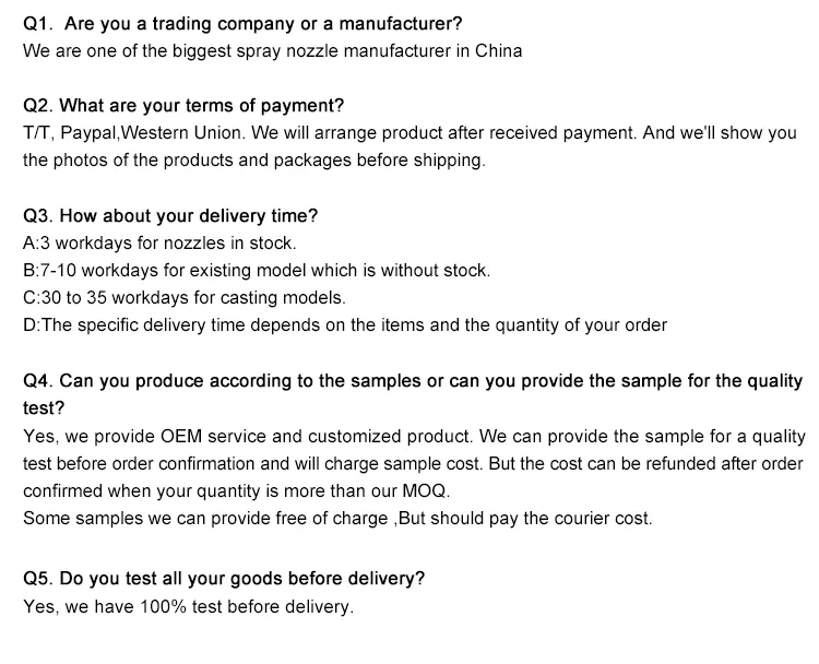Industrial Nozzle Display