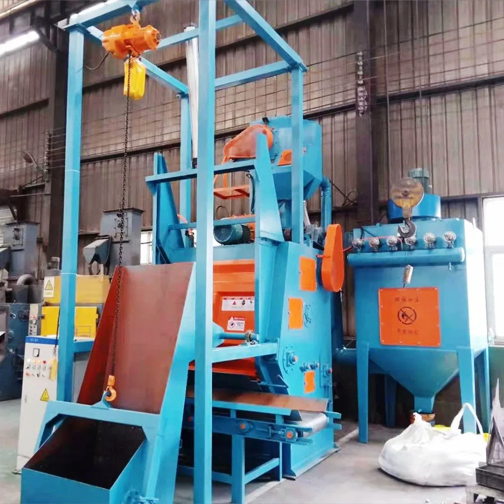 Wire Mesh Belt Shot Blasting Machine Equipped with Automatic Loading and Unloading Production Line