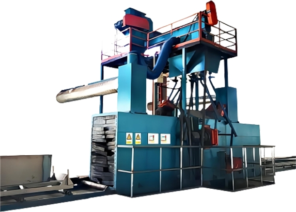 Roller Conveyor Steel Rust Removal Shot Blasting Cleaning Automatic Sandblasting Machine Washing