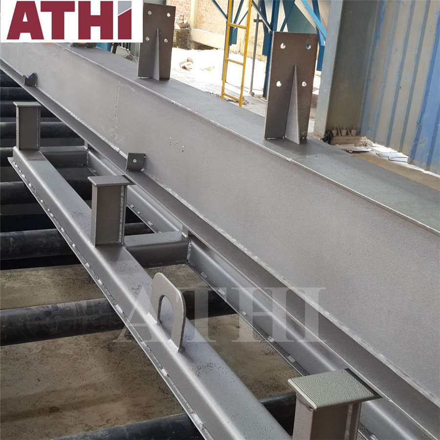 Steel Plates Roller Conveyor Shot Blasting Machine