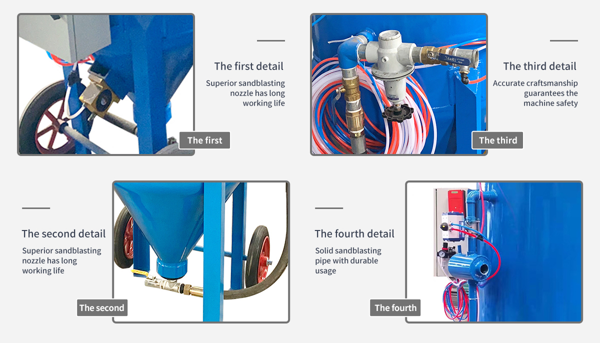 Sand Blasting Pressure Sand Blasting Machine Wheel Sand Blasting Machine Sand Blasting Machine Roller Conveyor