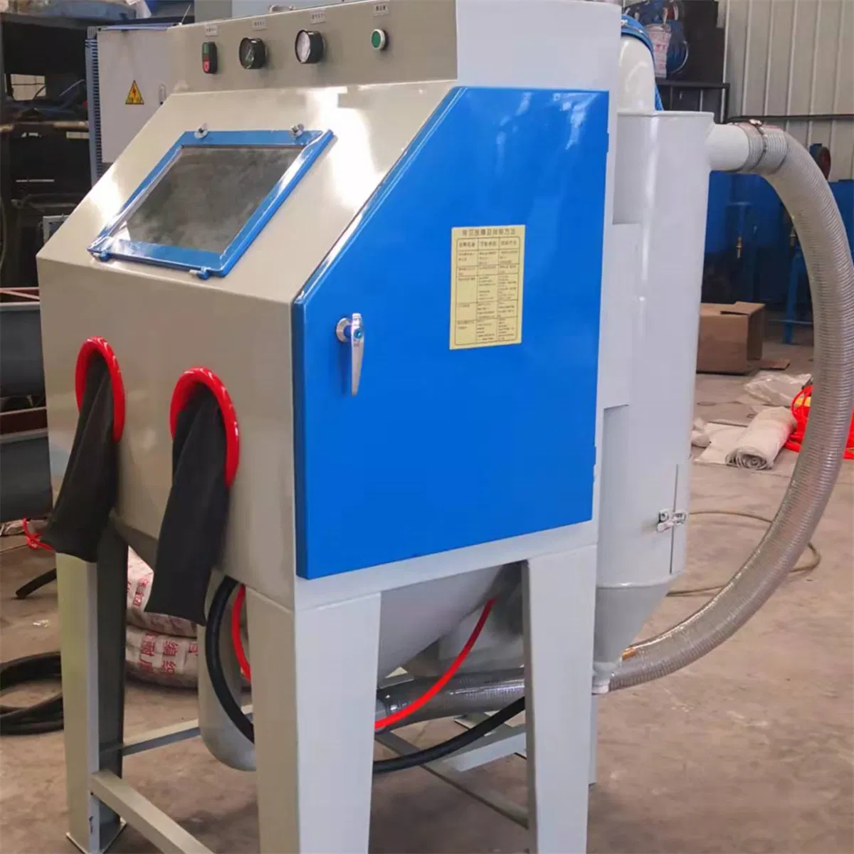 High Efficiency Dry Wet Dust; Ess Sand Blasting Sandblasting Cabinet Customerized