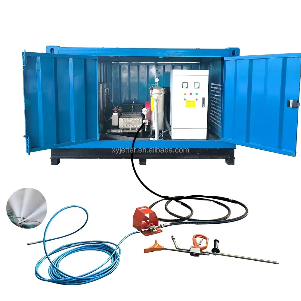 Electric High Pressure Water Jetting System for Industrial Tube Tank