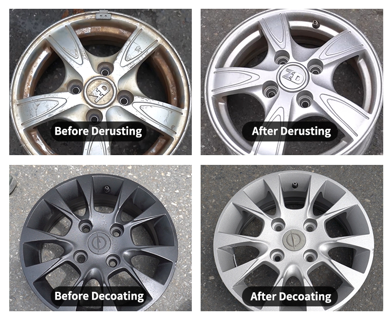 Auto Wheel Shot Blaster Automatic Shot Blasting Machine for Car Rims