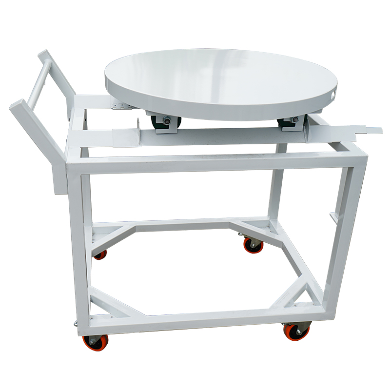 Industrial Sandblasting Cabinet Manual Sand Blasting Machine with Turntable and Cart