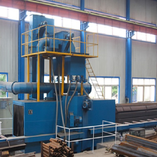 Roller Conveyor Shot Blasting Machine for Steel Plate H Beam Steel Pipe Surface Cleaning