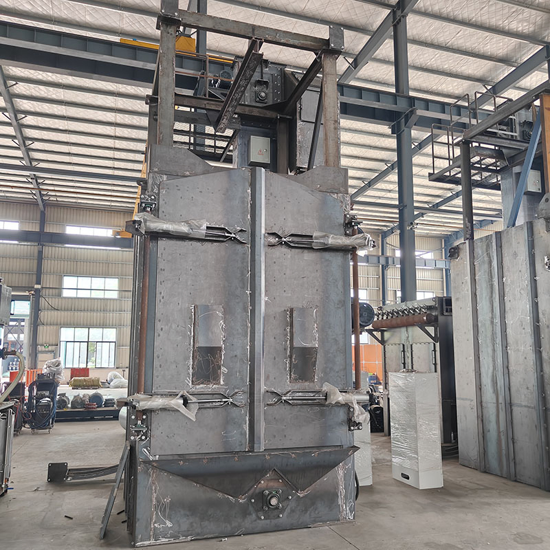 Single/Double Hook Type Shot Blasting Machine.