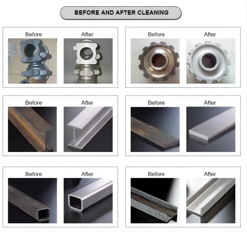 Cleaning Effect Before and After