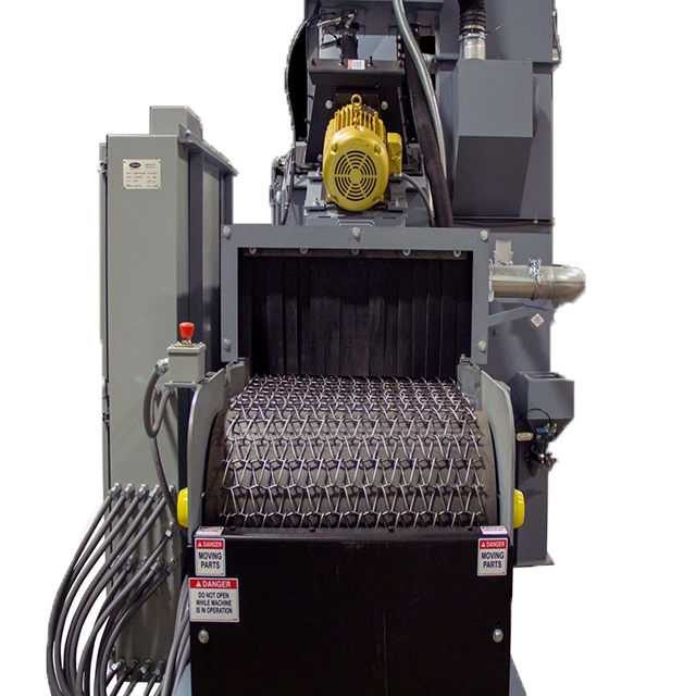 Wire Mesh Belt Shot Blasting Machine for Aluminum Plate Aluminum Wheel Hub and Auto Parts and Brake Pad