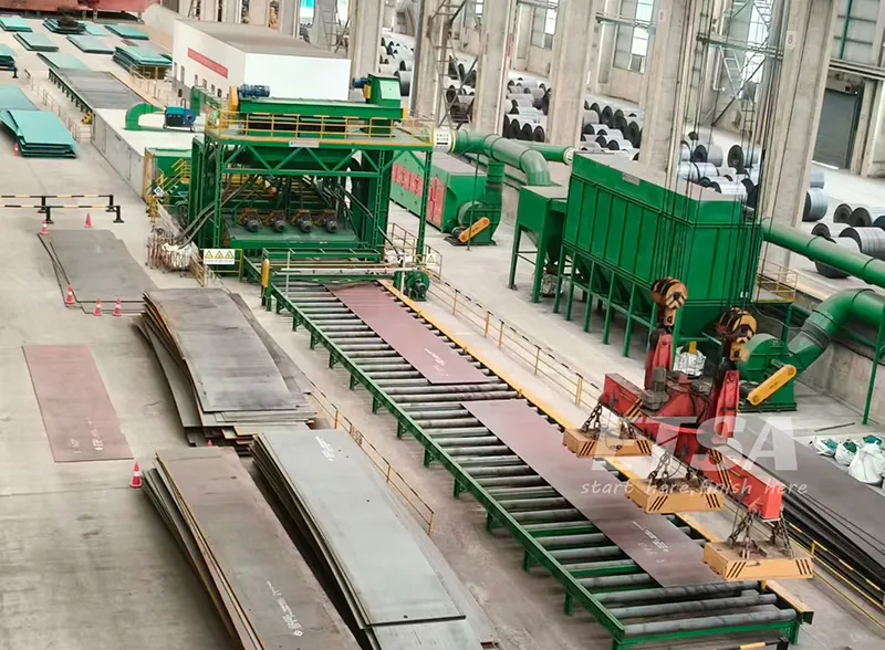 Steel Plate Pretreatment