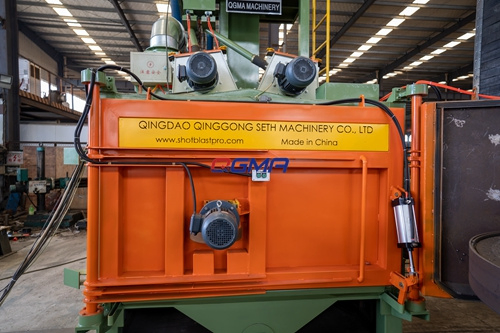 Qinggong Rotary Table Type Shot Blasting Machine for Gears Shafts Forgings Cleaning