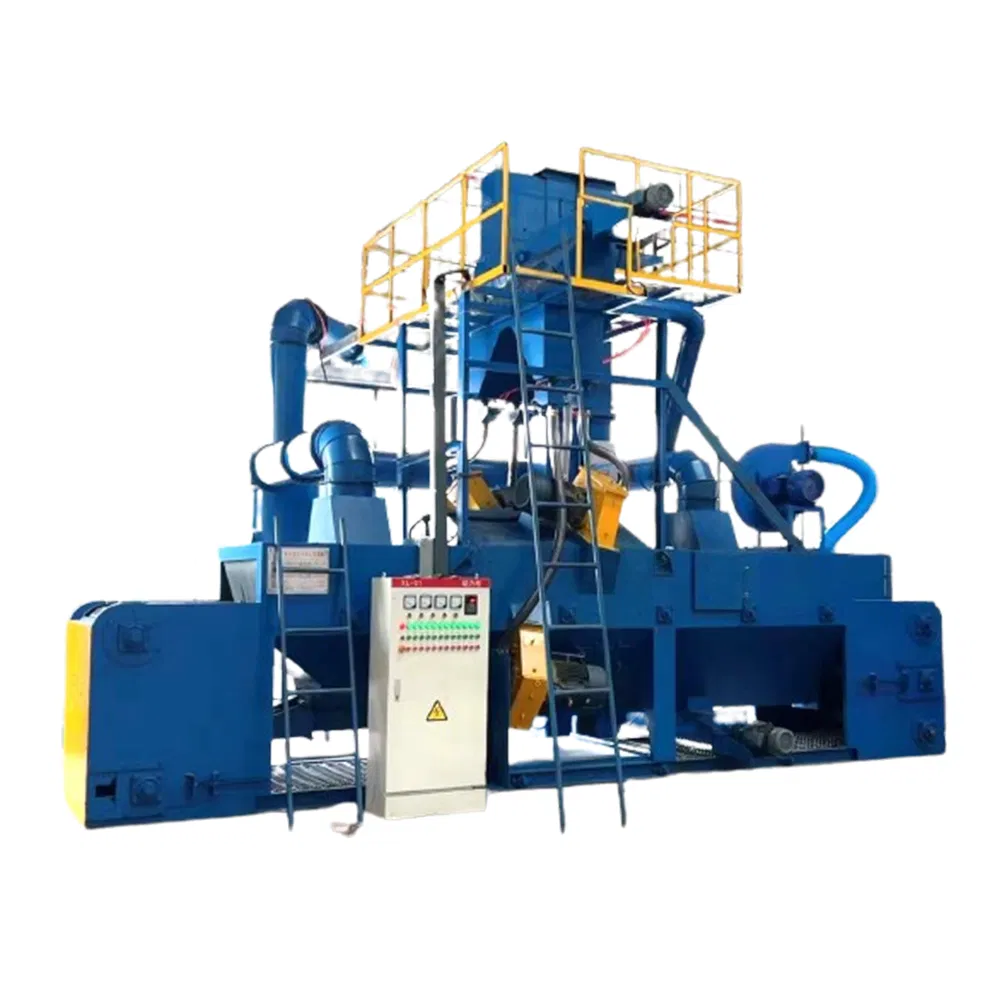 Crawler Tumble Belt / Wire Mesh/ Hook Type/ Casting Metal Parts / Gas Cylinder / Auto Parts / Steel Pipe / Steel Plate Shot Blasting Machine