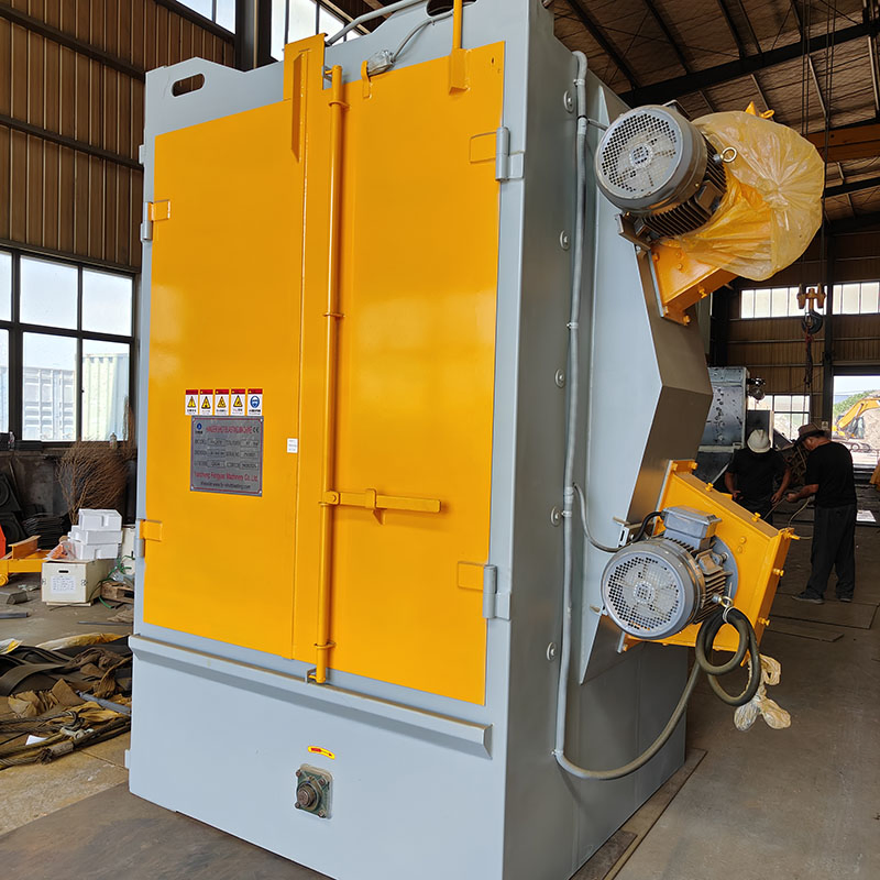 Single/Double Hook Type Shot Blasting Machine.