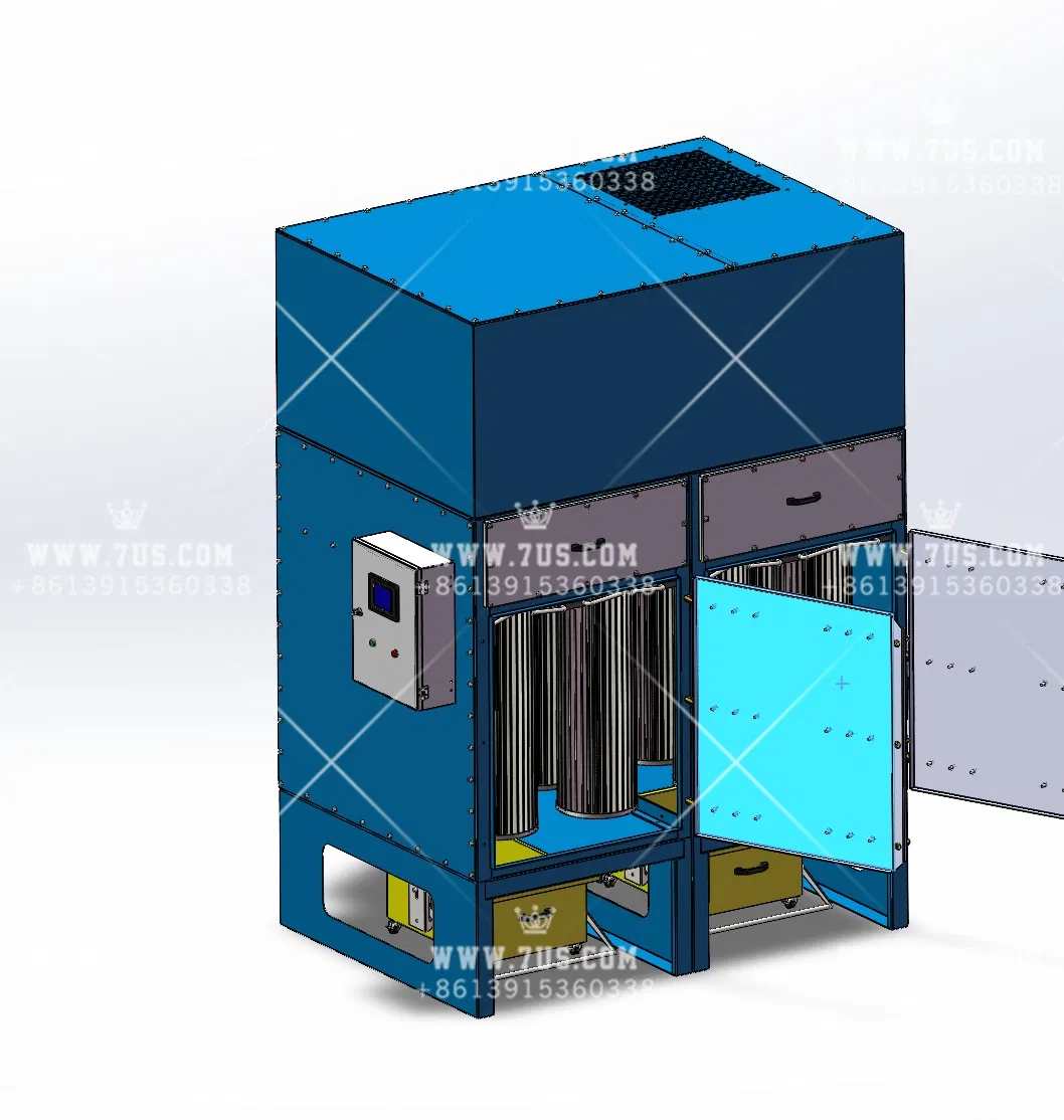 Erhuan Dust Extraction Collector System for Steel Plate Sandblasting Lines