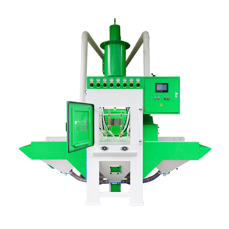 Automatic Sandblasting Machine Conveyor Belt Sand Blasting System for Rust Removing