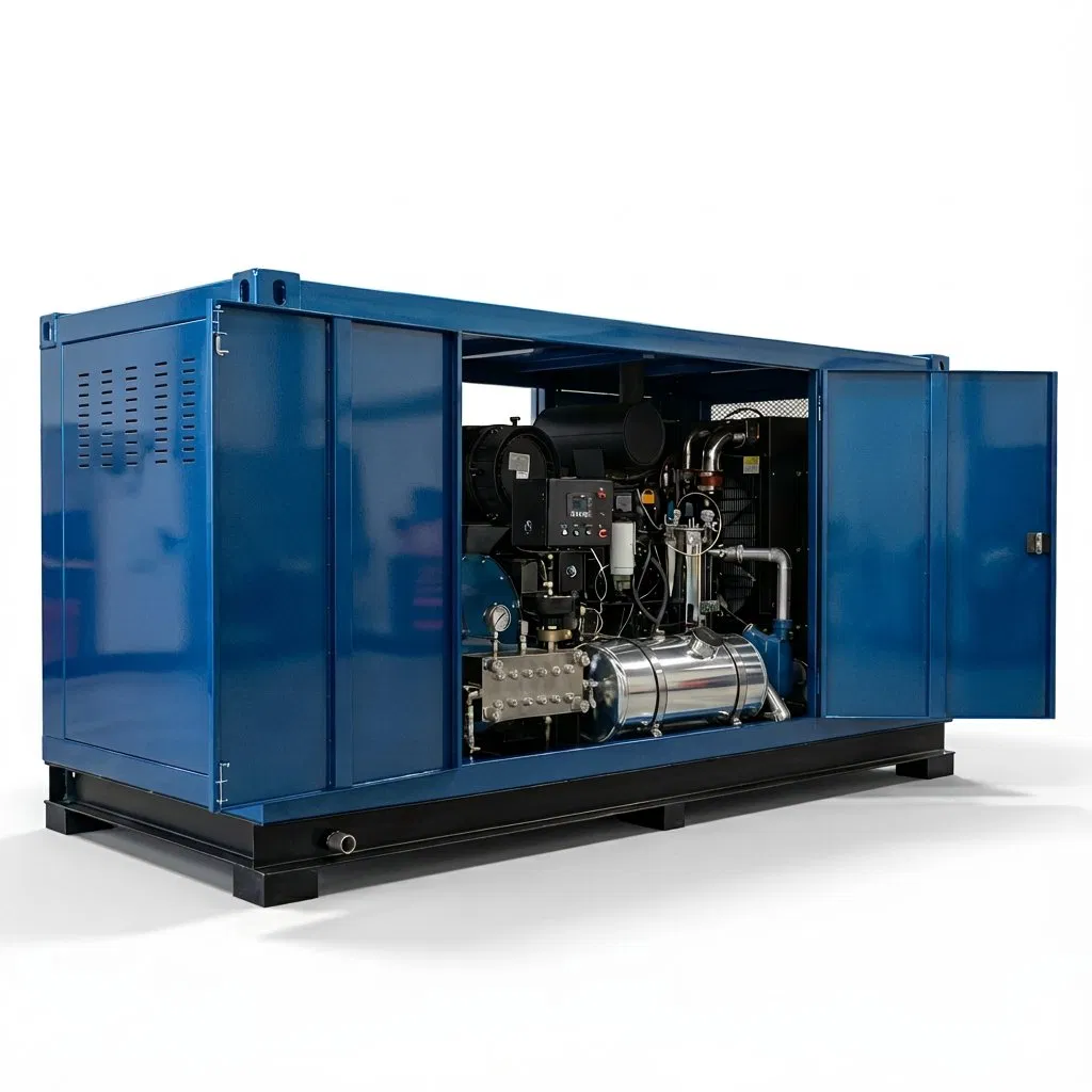 Ultra High Pressure Water Jetting System for Heavy Industry Rust Removal