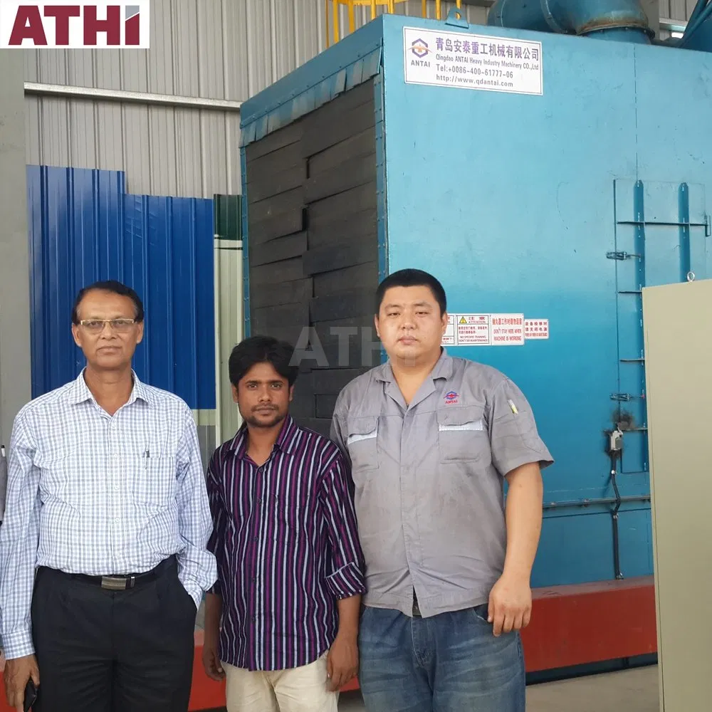 H Beam Shot Blasting Machine with Roller Conveyor