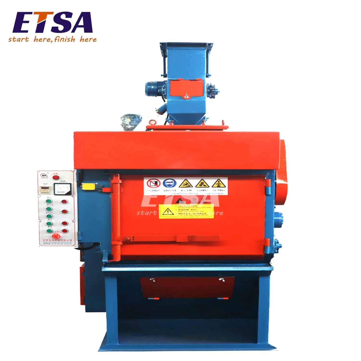Auto Loading Tumble Belt Shot Blasting Machine / Shot Blast Cleaning Equipment Price