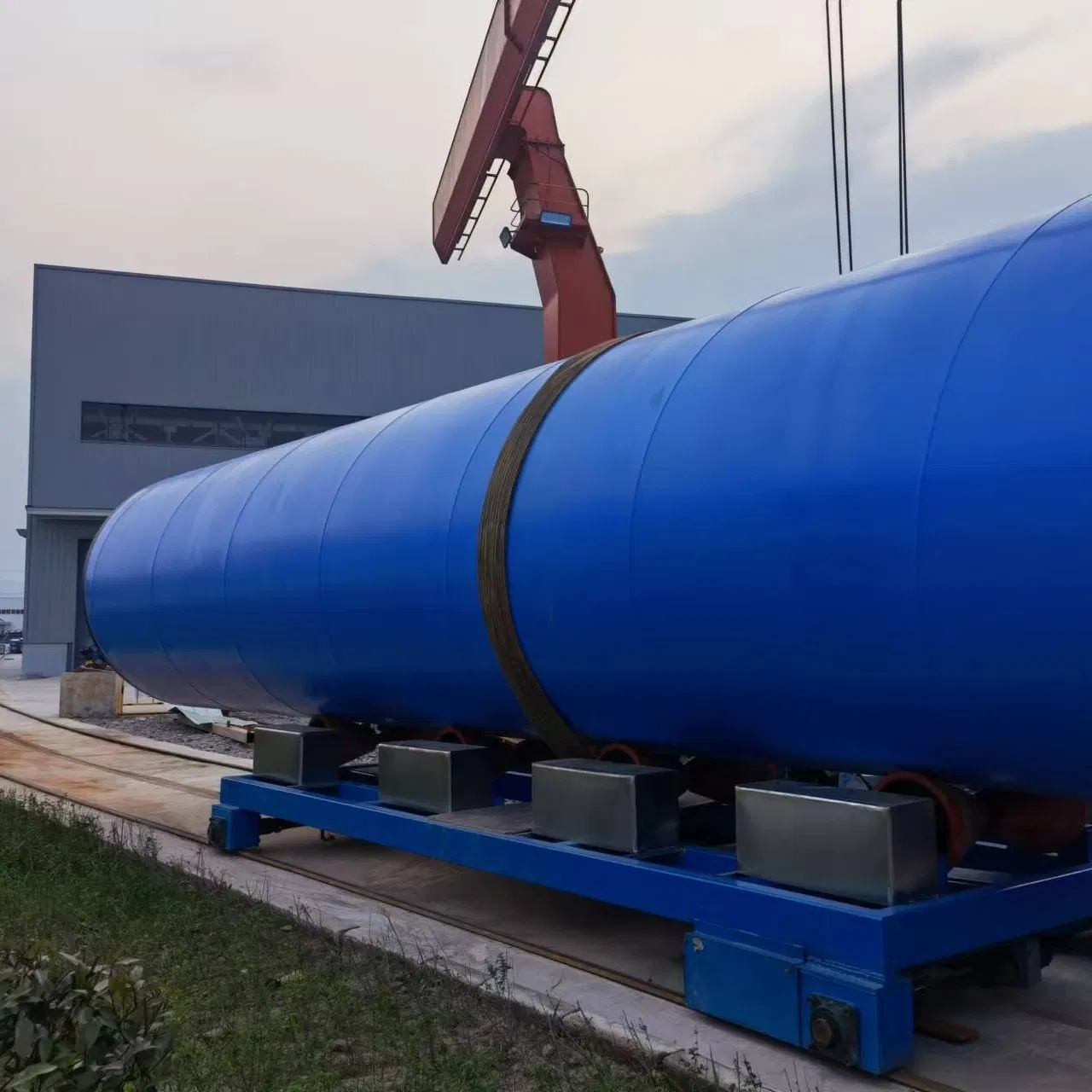 Steel Pipe Internal External Shot Blasting 3lpe Fbe Coating Machinery