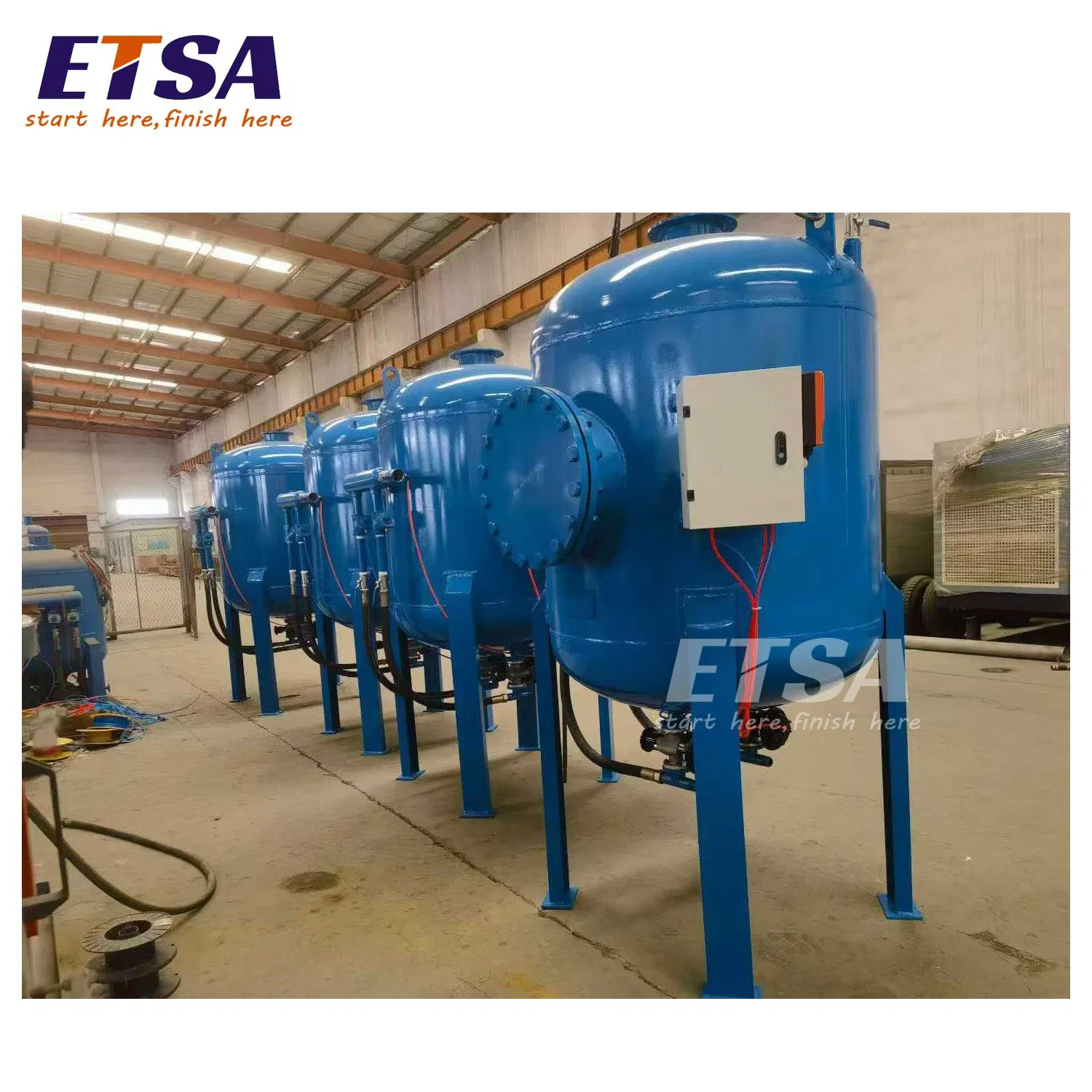 Abrasive Recycling System with Blasting Pot, Elevator, separator for Blasting Room