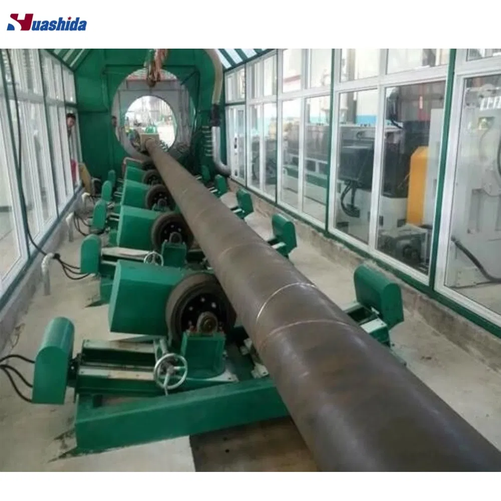 SA2.5 External Abrator Shot Blasting Machine for Steel Pipes (114mm - 1219mm)