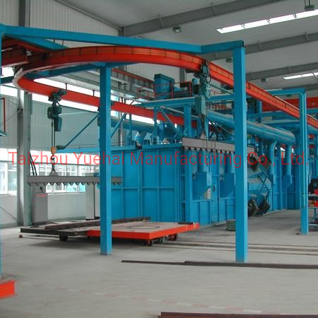 Hook Type Shot Blasting Machine for LPG Cylinder Manufacturing
