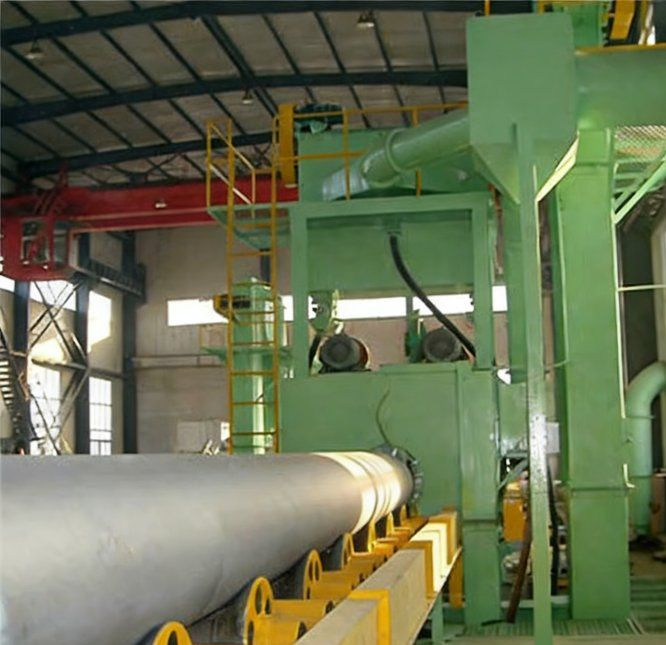 High-Precision Steel Pipe Outer Wall Shot Blasting Machine