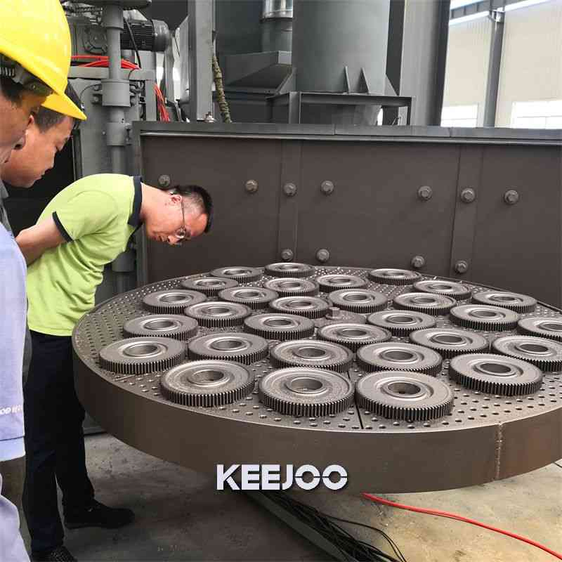 Turn Table Type Shot Blasting Machine