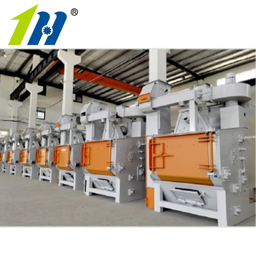 Rubber Crawler Type Shot Blasting Machine for Building Steel and Aluminum Wheel