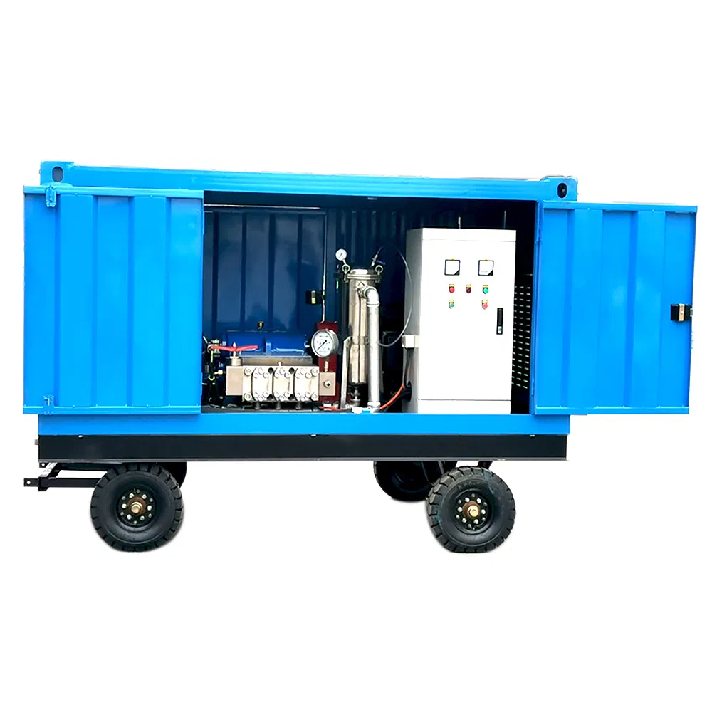 15000psi 90kw Electric Power High Pressure Water Jetting System