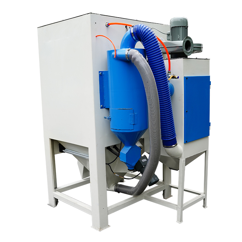 Automatic Drum Sandblasting Machine Tumble Basket Sand Blast Cabinet for Batch Small Metal Parts