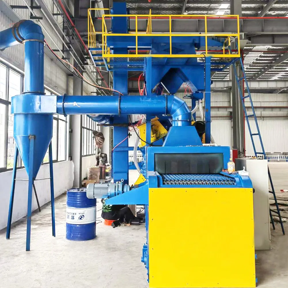 Crawler Tumble Belt / Wire Mesh/ Hook Type/ Casting Metal Parts / Gas Cylinder / Auto Parts / Steel Pipe / Steel Plate Shot Blasting Machine