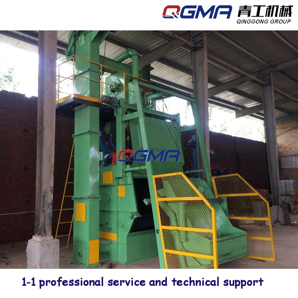 Automatic Shot Blast Blasting Cleaning Machine Tumble Rubber Belt Type Shot Blast Machine