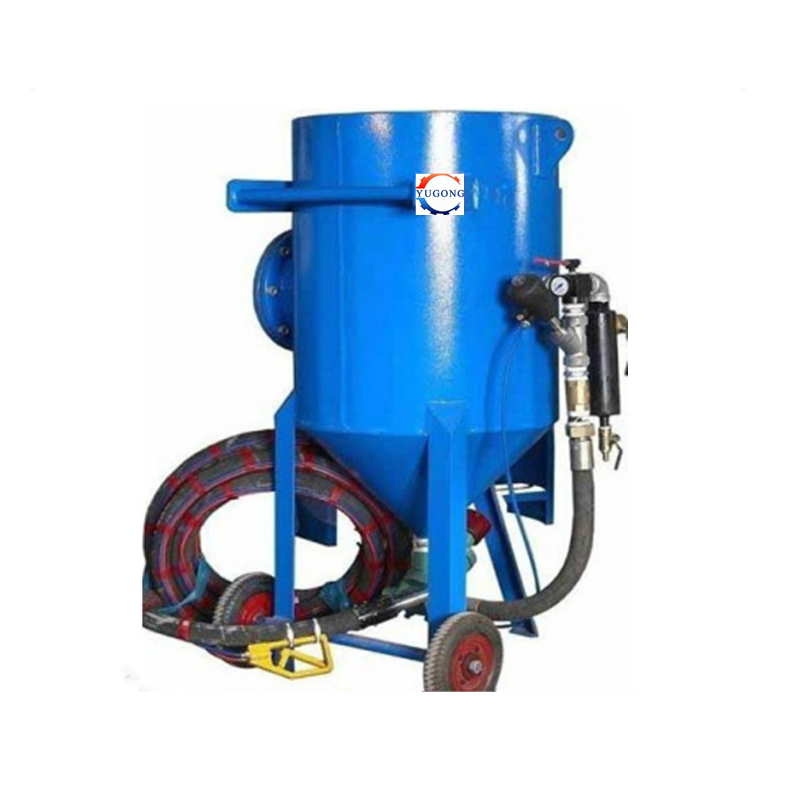 Compact 600mm Dry Sandblasting System for Workshop Surface Treatment