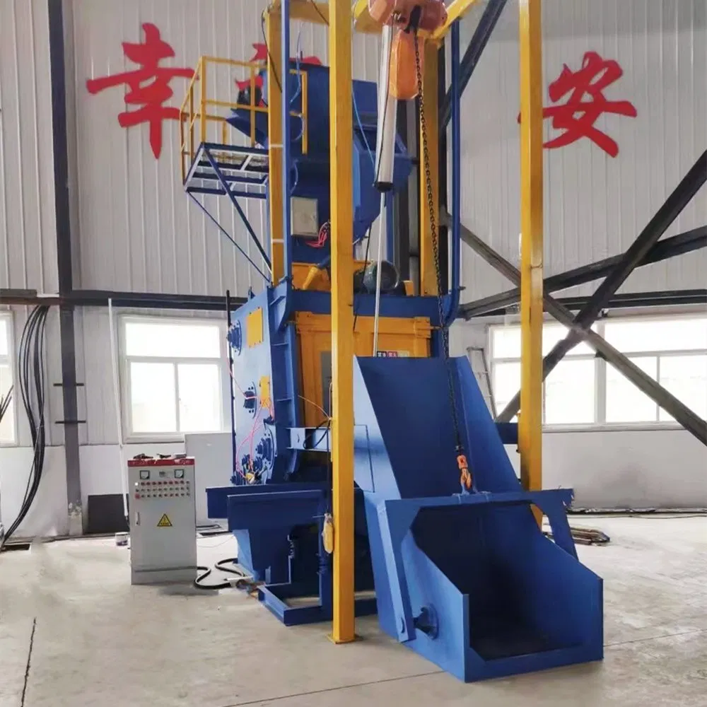 Wire Mesh Belt Shot Blasting Machine Equipped with Automatic Loading and Unloading Production Line