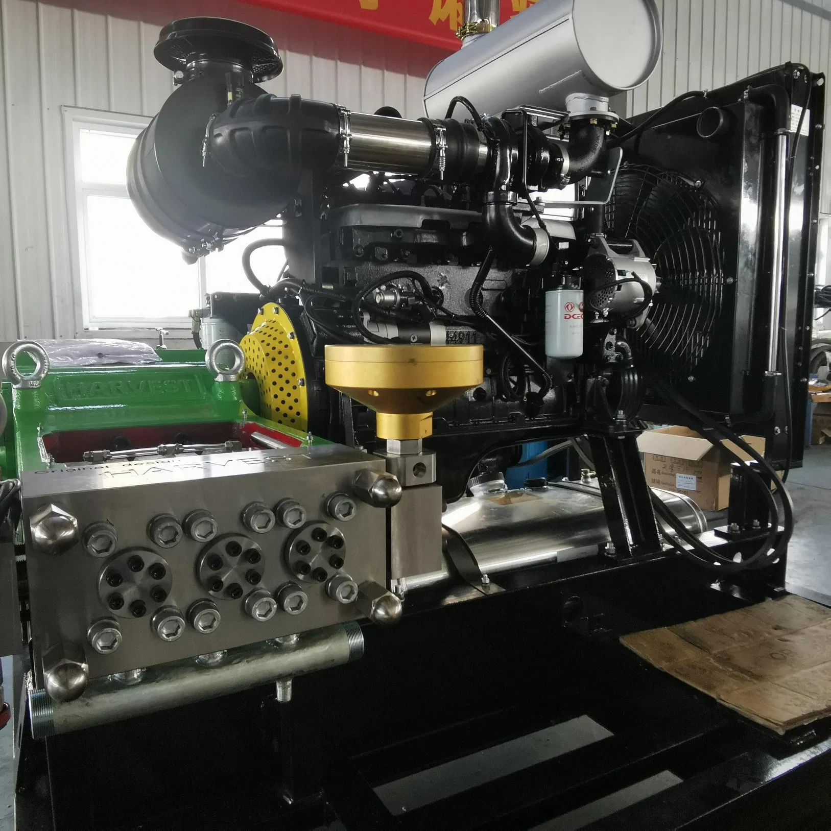 132kw 2800bar High Pressure Cleaning Equipment for Building Surface Treatment