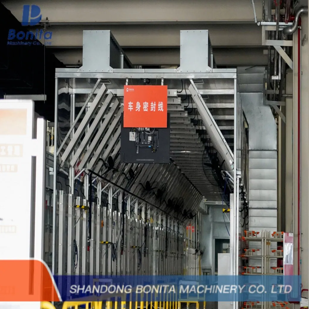 Fully Automatic Shot Blasting and Airless Spray Painting Machine Line for Profile Structural Frame Steel