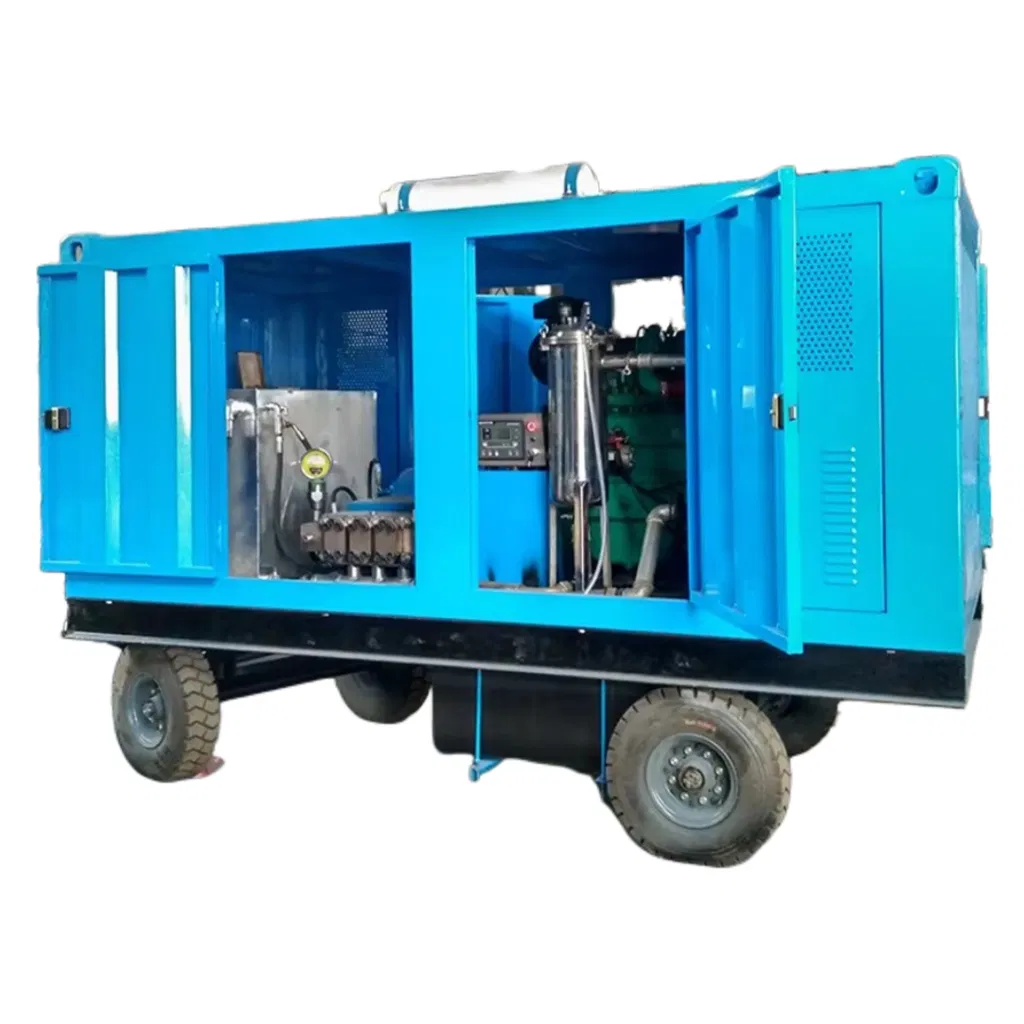 Power Plant Boiler Tube Diesel High Pressure Cold Water Cleaning System