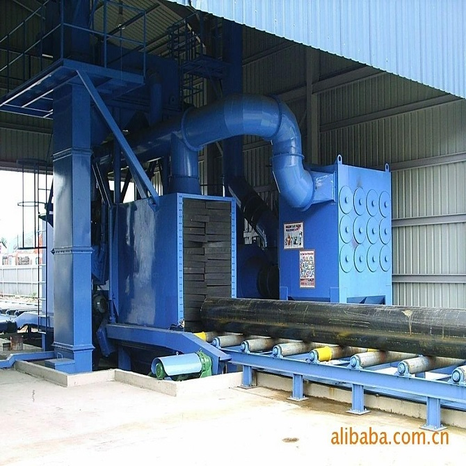 Roller Conveyor Shot Blasting Machine for Steel Plate H Beam Steel Pipe Surface Cleaning