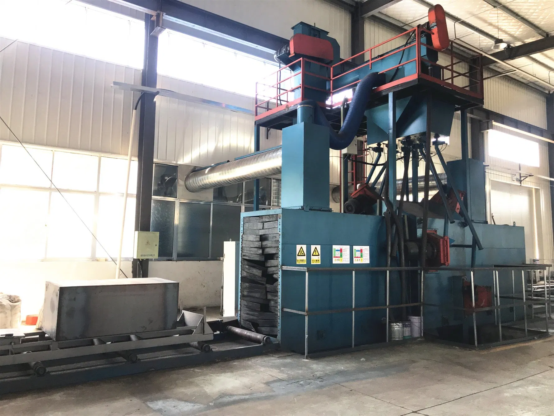 High-Efficiency Roller Conveyor Shot Blasting Machine for Rust Removal