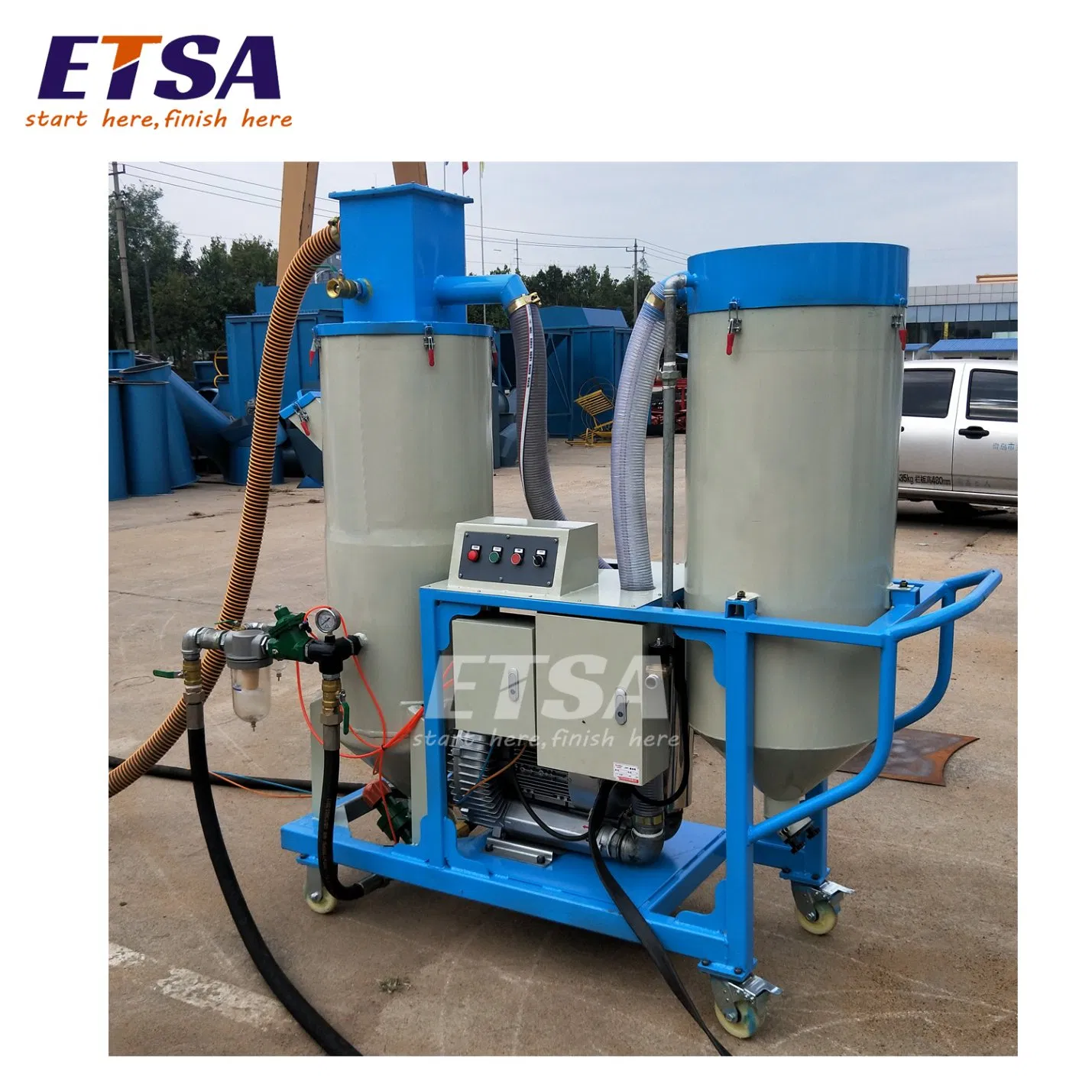 Automatic Vacuum Blast Recovery System Abrasive Sand Blasting Machine Shot Blast and Recovery Unit System