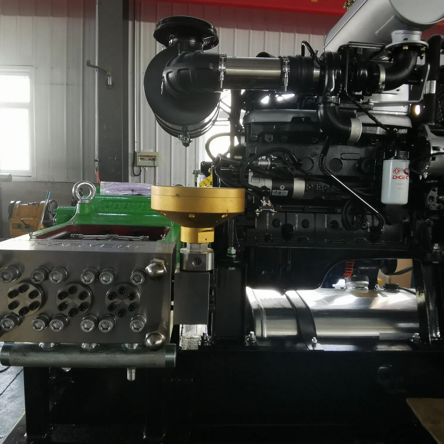 132kw 2800bar High Pressure Cleaning Equipment for Building Surface Treatment