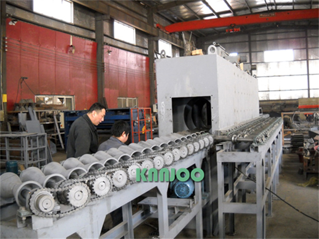 China Cheap Outer Pipe Shot Blasting Cleaning Machine